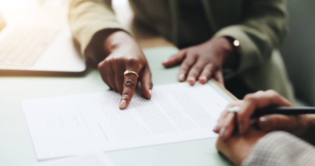 discussing commercial documents they need